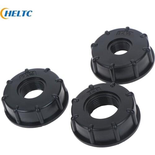 Black Thread IBC Tank Adapter Tap Connector Replacement Valve Fitting For Home Garden Water Connectors 1/2inch 3/4inch 1inch