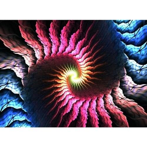 Landscape diamond painting mandala flower full round rhinestone embroidery picture puzzle diamond art drawing wall sticker decor