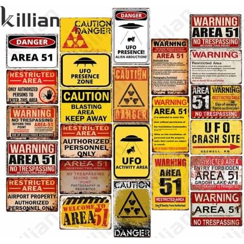 Warning Sign Wall Metal Plate Decoration Retro Metal Plaque Bar Club Home Decoration Metal Painting Signboard Metal Poster Art