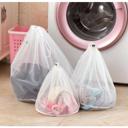 Mesh Laundry Wash Bags Foldable Delicates Lingerie Bra Socks Underwear Washing Machine Clothes Protection Laundry Bag
