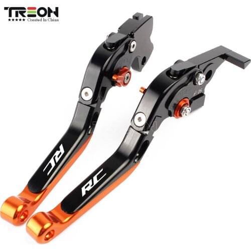 For KTM RC390 2013-2018 RC200 2014-2016 RC125 2017 2018 Foldable Brake Handle Extendable Clutch Lever Motorcycle Accessories
