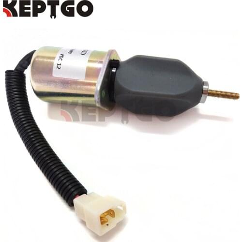 12v Fuel Stop Solenoid For Yanmar 4TNE94 4TNE98 119807-77800 SA-3840T SA-3840-T 1753ES-12A3UC5B1S1