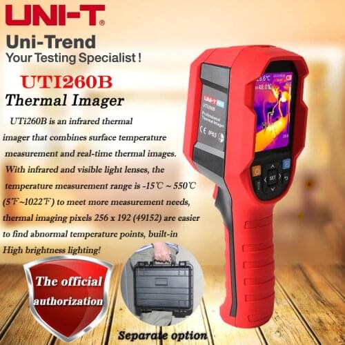 UNI-T UTi260B UTi85A IP65-rated Thermal Imager; Auto maintenance electrical equipment circuit board temperature screener