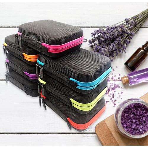 Universal Portable Essential Oil Bag Mini Essential Oil Storage Box Anti-shock And Wear-resistant Key Case 30 Grids 1ML-3ML