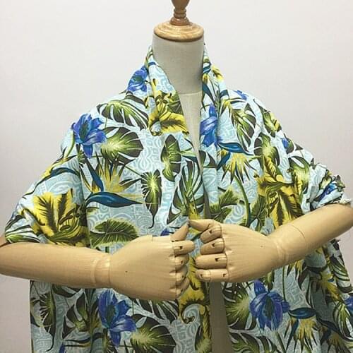 Vintage floral print pure natural heavier spun silk fabric light bottom thick 30momme,SRS084