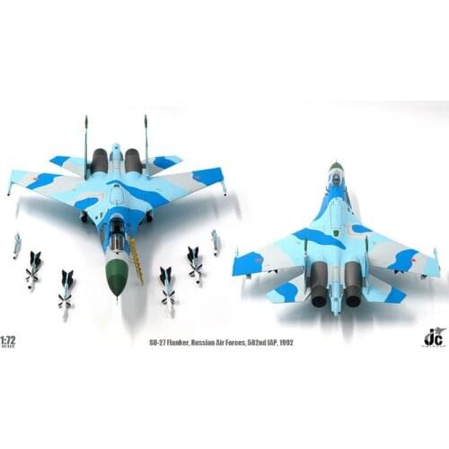 1:72 Scale 1992 Russian Su 27 Flanker Fighter Model Toy Air Static Simulation Product Flanker C Aircraft Airplane Models
