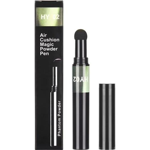 1pc Nail Pad Mirror Chalk Pad Pen Solid Partial Multi-color Pen Aurora Powder Air Cushion Pen Fast DIY Design Powder TSLM1