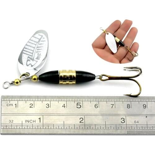 1pcs Spoon Fishing Lure Metal Jigging Baits Spinner Carp Fishing Tackle Sequins Noise Paillette 8.5cm 16g