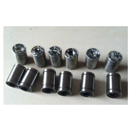12pcs LM10UU 10mm Linear Motion Ball Bearing Bush Bushing 10x19x29mm CNC Parts