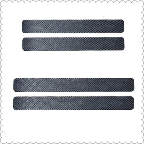 4PCS Car Styling Stickers Scuff Anti Scratch Carbon Fiber for BMW 330ci 2001 - 2006 325ci Cooper 2003-2008 Z4 1996-2002