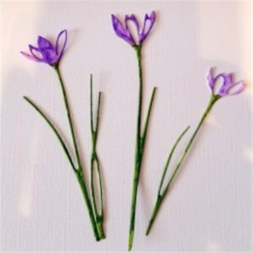 4Pcs Flowers Metal Cutting Dies Stencils For DIY Scrapbooking Decorative Embossing Handcraft Die Cutting Template