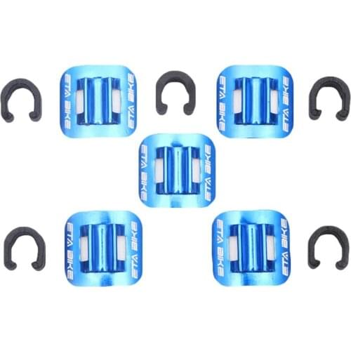 5PCS Bicycle Cables Housing Bike Oil Tube Fixed Clips Bicycle Brake Cable Fixed Clamp Conversion Seat MTB Accessories