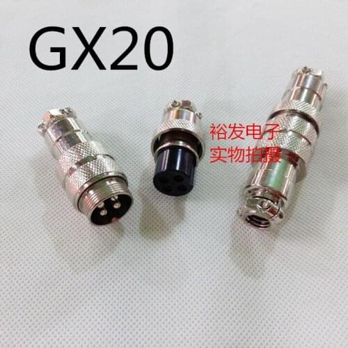 50set GX20 docking aviation plug socket 2 3 4 5 6 7 8 9 10 12 14 15-pin P-pin connector