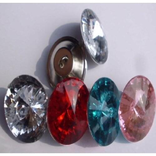 8size 1000pcs Acrylic Rhinestone Buttons For Clothing headboard Sofa Craft Sewing Sewing Sofa DIY Upholstery Buttons Accessories