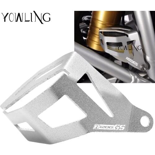 For BMW R1200GS 2013-2016 R1200 gs Adventure 2014-2016 Motorcycle Aluminum Rear Brake Fluid Reservoir Guard Cove R 1200GS