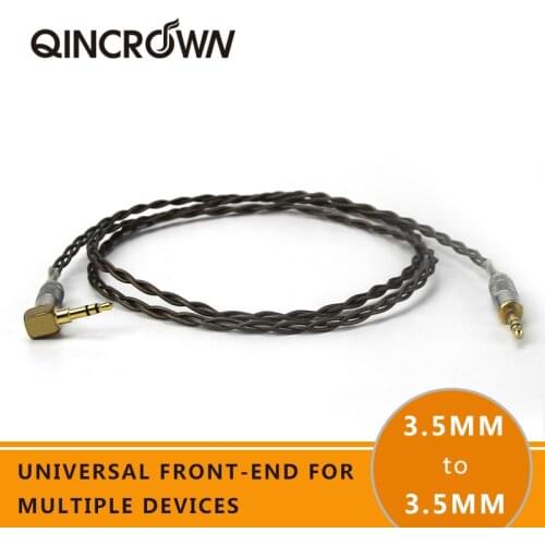 Audiophile grade 3.5mm jack audio cable 3.5 male to male AUX straight to 90 degree right angle for car AUX audio cable