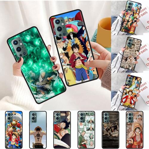 Anime One Piece Zoro Luffy Hot Case for Oneplus 8T 8 7 7T 9 Pro Nord N10 N100 9R 5G Case TPU Black Mobile Phone Bag Soft Cover
