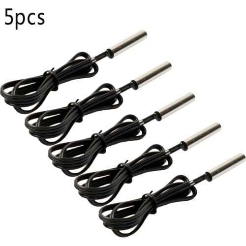 NTC 10K Ohm 1% 3435 Thermistor Temperature Sensor Probe 0.5M Wire Replacement