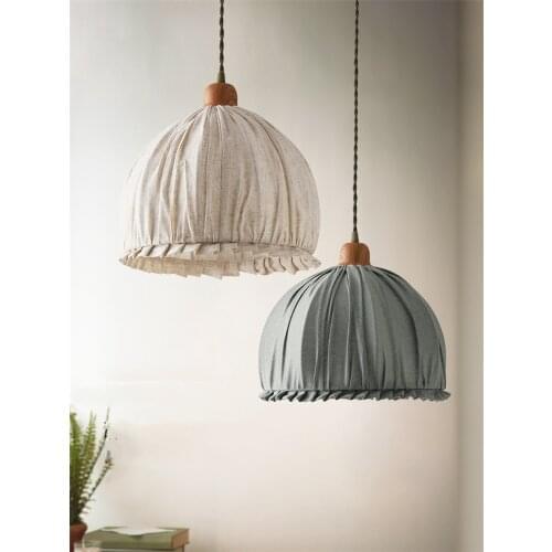 Designer Vintage Retro Fabric Art Pendant Lights Led E27 Restaurant Porch Bedside Indoor Lighting Bar Tea House Study Hall Salon