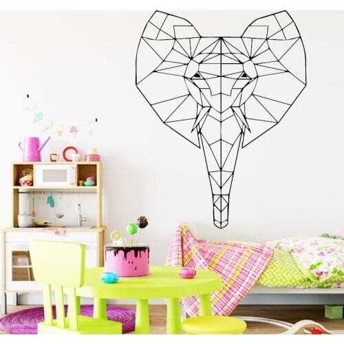 European-Style Elephant Removable Pvc Wall Stickers For Home Decor Home Party Decor Wallpaper