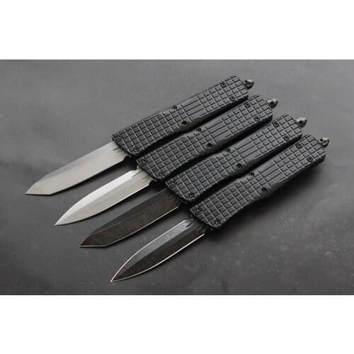 Hifinder Navy New Outdoor D2 Blade Aluminum Handle Hiking Travel Survival EDC Camping Hunting Outdoor Kitchen Tool Key