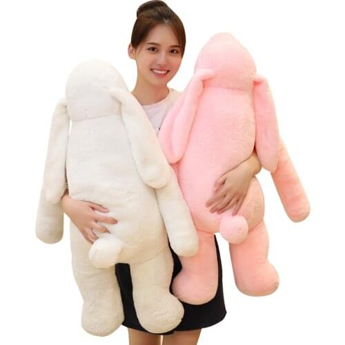 Huggable Hot Soft Long arm rabbit plush funny animal doll cute pillow baby cushion toy Baby soothe gift Girlfriend birthday