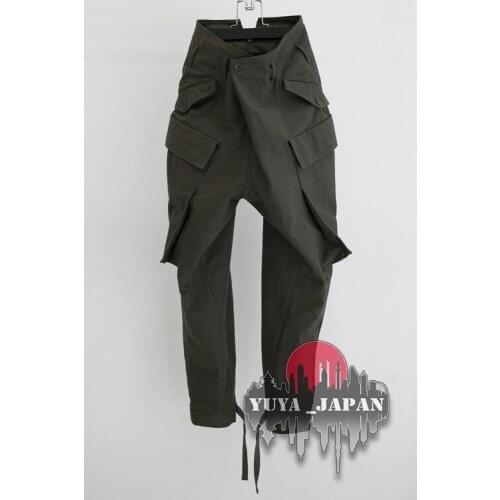 27-44 2018 Dj costume ds mens clothing fashion Hair Stylist Big pocket overalls casual harem pants plus size singer costumes