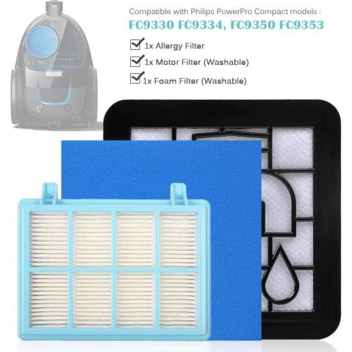 Filter set for Philips Filter Kit vacuum cleaner replacement parts engine filter