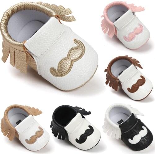 Baby mocassins PU leather girl boy First Walkers hot moccs shoes Soft Soled Non-slip Fashion Tassels Newborn Babies Shoes.CX79C