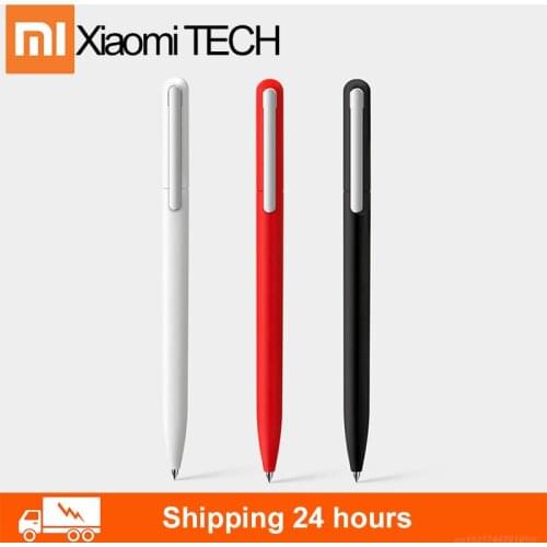 Original 3pcs Xiaomi Pen Pinluo Signature Pen Writing Pen 9.5mm 0.5 Ink Smooth Swiss Refill MiKuni Japanese Ink Add Mijia Pen Bl
