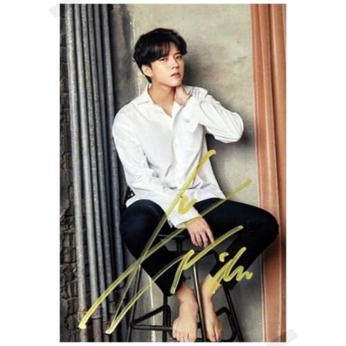 Signed INFINITE Nam WooHyun Woo Hyun autographed photo K-POP 6 inches free shipping 102017