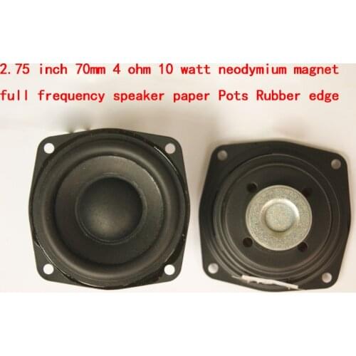 2pcs 3"inch 77MM 8ohm 15W Full range speaker Loudspeaker HiFi Audio Parts DIY