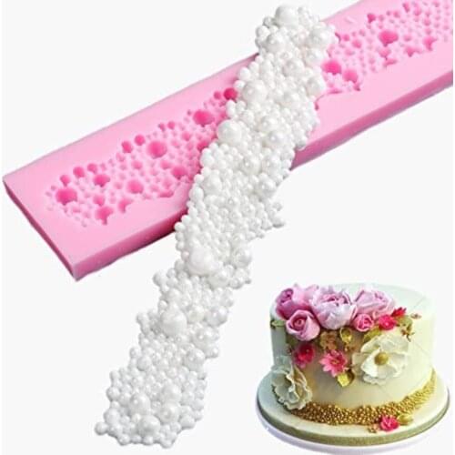 Silicone Chocolate Fondant Cake Decorating Molds Round Pearls Bubbles Moulds Candy Making Kit