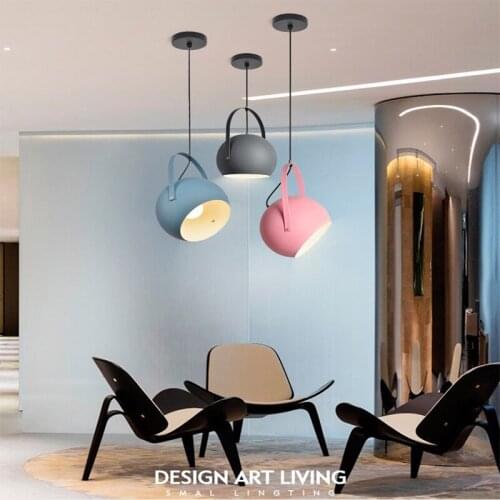 Modern LED multi-color chandelier bedroom single head lamp dining room lighting living room eye protection lamp hot sale