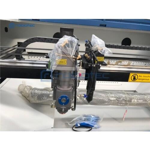 Double heads laser cutting machine metal/150W 300W stainless steel Co2 laser cutter 1390 acrylic laser engraving machine