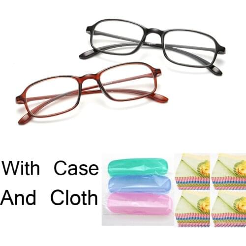 TR90 TR Light Comfy Stretch unisex reading glasses man woman presbyopic oculos de leitura eyeglasses eyewear reader with case