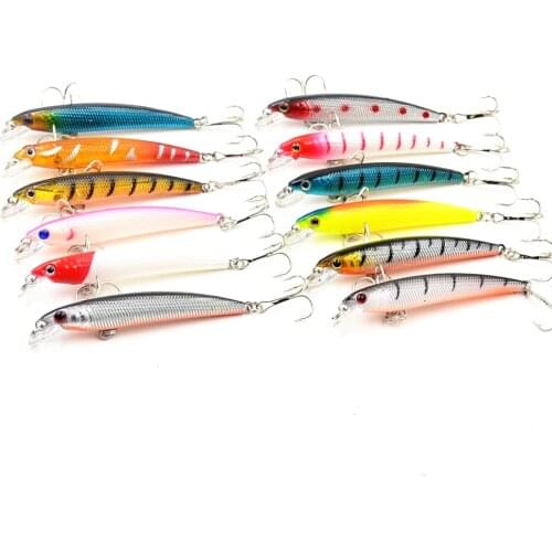1pcs/lot minnow fishing lure 7.5cm/4.8g isca artificial Pesca hard bait fishing wobblers for bass pike everything for fishing