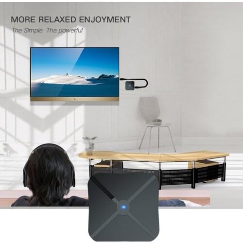 2 IN 1 Bluetooth 4.2 Receiver and Transmitter Bluetooth Wireless Adapter Audio With 3.5MM AUX Audio For Home TV MP3 PC