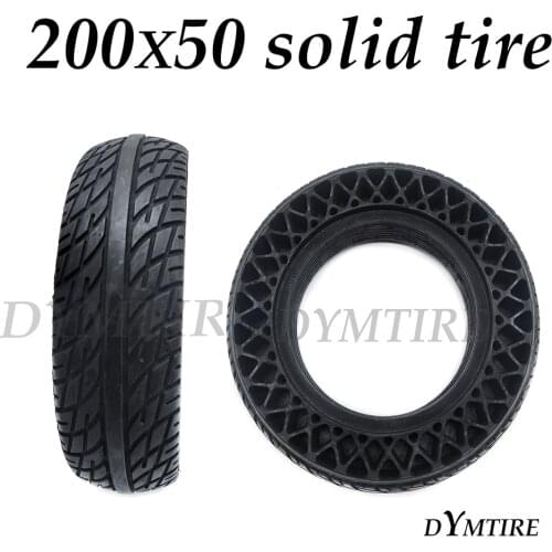 200x50 Solid Tire for Electric Scooter Balance Car 8 Inch Non Pneumatic Explosion Proof Tyre Parts