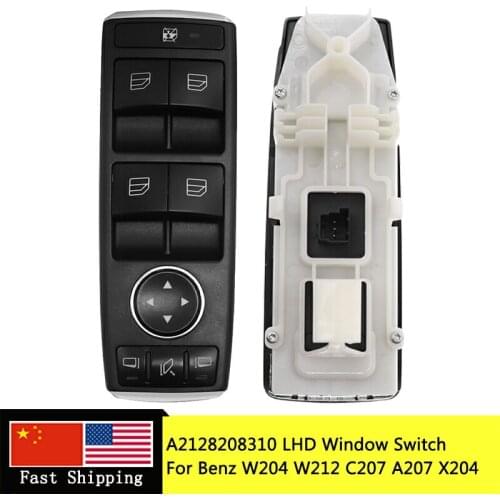 2128208310 A2128208310 For Mercedes C-CLASS W204 E-CLASS W212 W207 X204 C207 A207 Car Window Door Master Control Switch Button