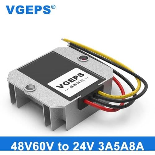 36V48V60V to 24V DC power supply voltage regulator module 20-75V down 24V electric vehicle waterproof converter