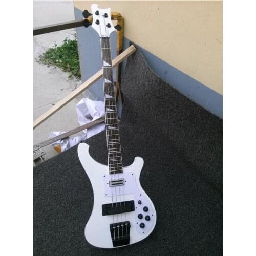 4 string Rickenback 4003 fireglo electric bass white 4 strings Ricken bass guitar Ric bass Free Shipping