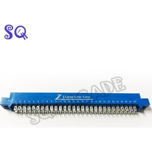 Free shipping 2PCS/LOT 2*28Pin Blue Jamma Connector 56pin Connector for jamma wire harness with arcade game board