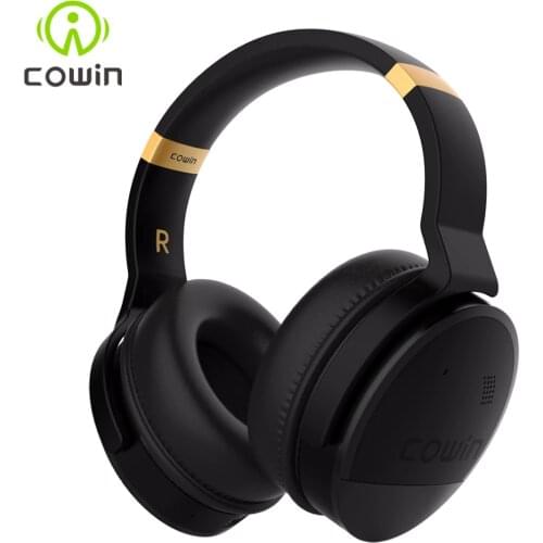 COWIN E8 Active Noise Cancelling Bluetooth Headphones with Mic Hi-Fi Deep Bass Wireless Headphones Over Ear Stereo Sound Headset