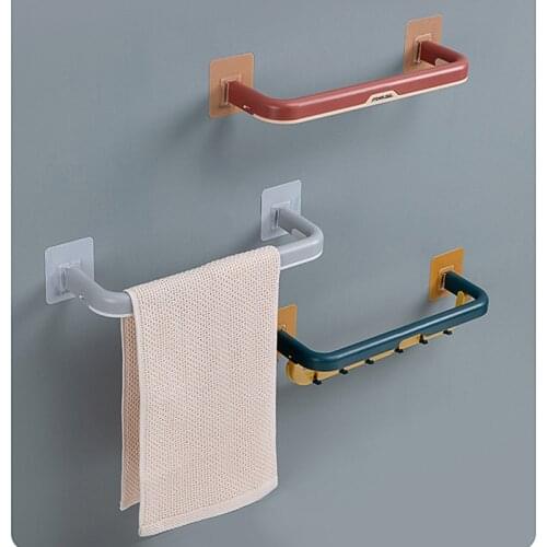 Punch-free Bathroom Shower Head Holder Self-Adhesive Wall Mounted Shower Brackets Handheld Showerhead Fixed Support Bath Tools