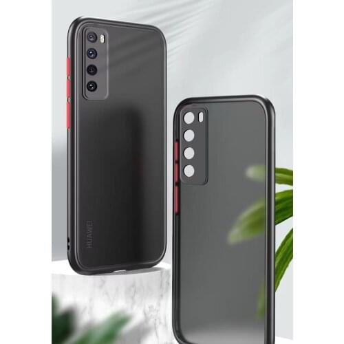 For Huawei Nova 4 5 5I 7 Pro 6 SE 7I 4E 5T 5Z 3I Y6P 2020 Shockproof Matte Protection Silicone Back Cover Transparent Phone Case
