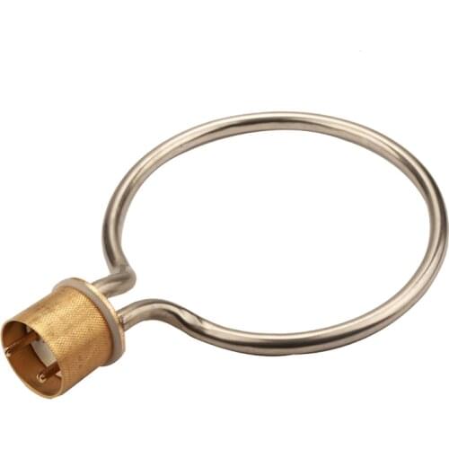 2500W 220V 42mm 1-1/4" Ring Shape Electrothermal Tube - For Electric Barrel Bucket Heater Element Flange Electric Heating Tube