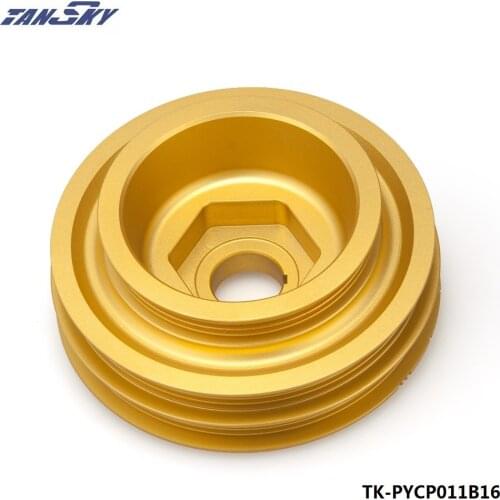 Racing Aluminum Crankshaft Pulley For Honda Civic Si Integra B-Series TK-PYCP011B16