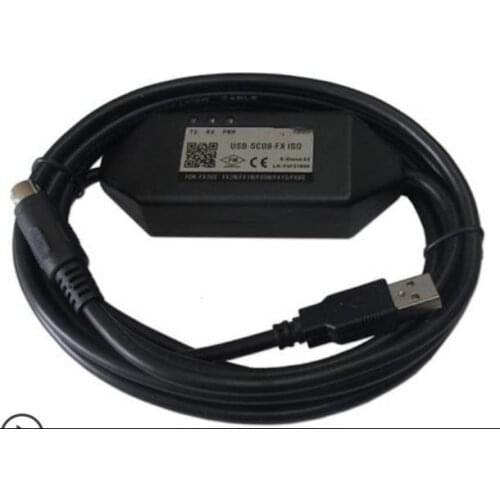 Isolation Chip Cable USB-SC09-FX PLC Programming Cable SC-09 SC09 FX FX1N FX2N FX1S FX3U series PLC programming cable 3m