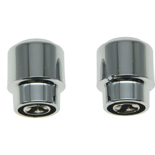 KAISH Pack of 2 Plastic Guitar Barrel Switch Tip 3 Way Pickup Selector Switch Knobs for U.S. Tele/Telecaster Chrome